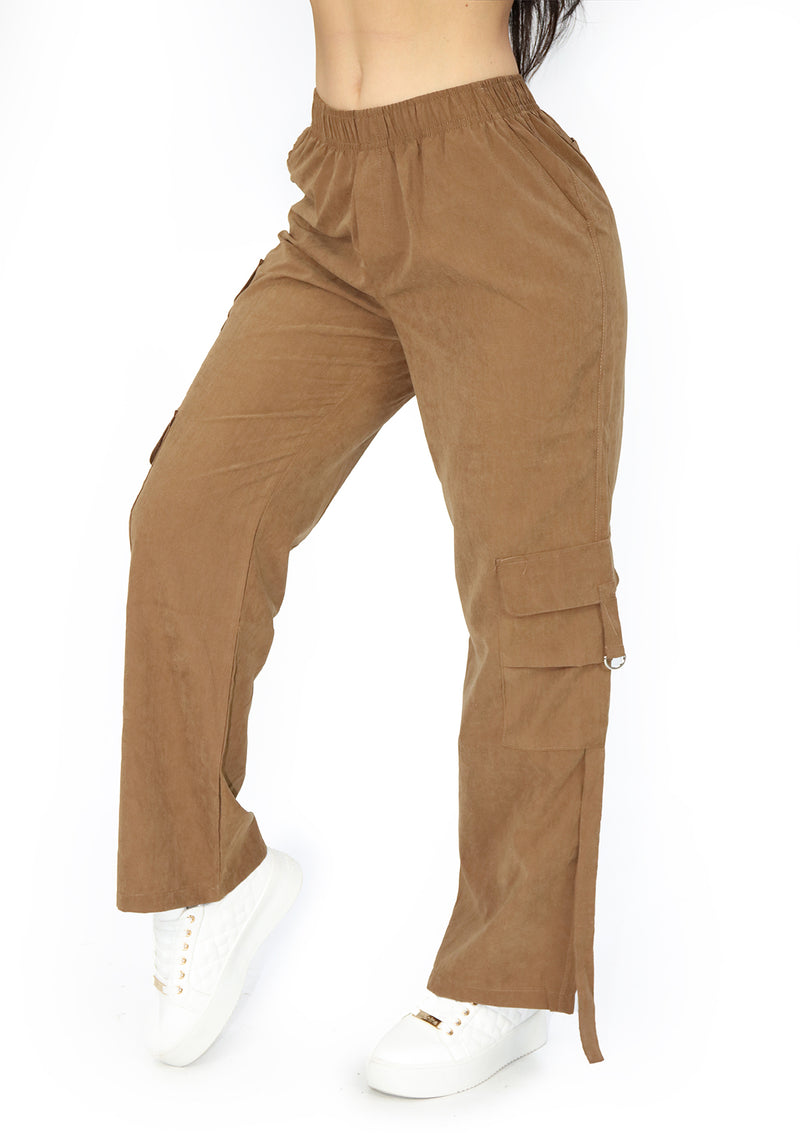 LPCARGOSU1 Milk Chocolate Pantalón Jogger de Mujer