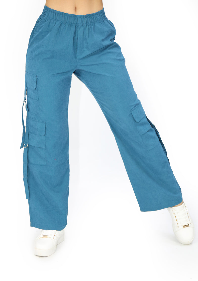 LPCARGOSU1 Midnight Blue Pantalón Jogger de Mujer