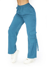 LPCARGOSU1 Midnight Blue Pantalón Jogger de Mujer