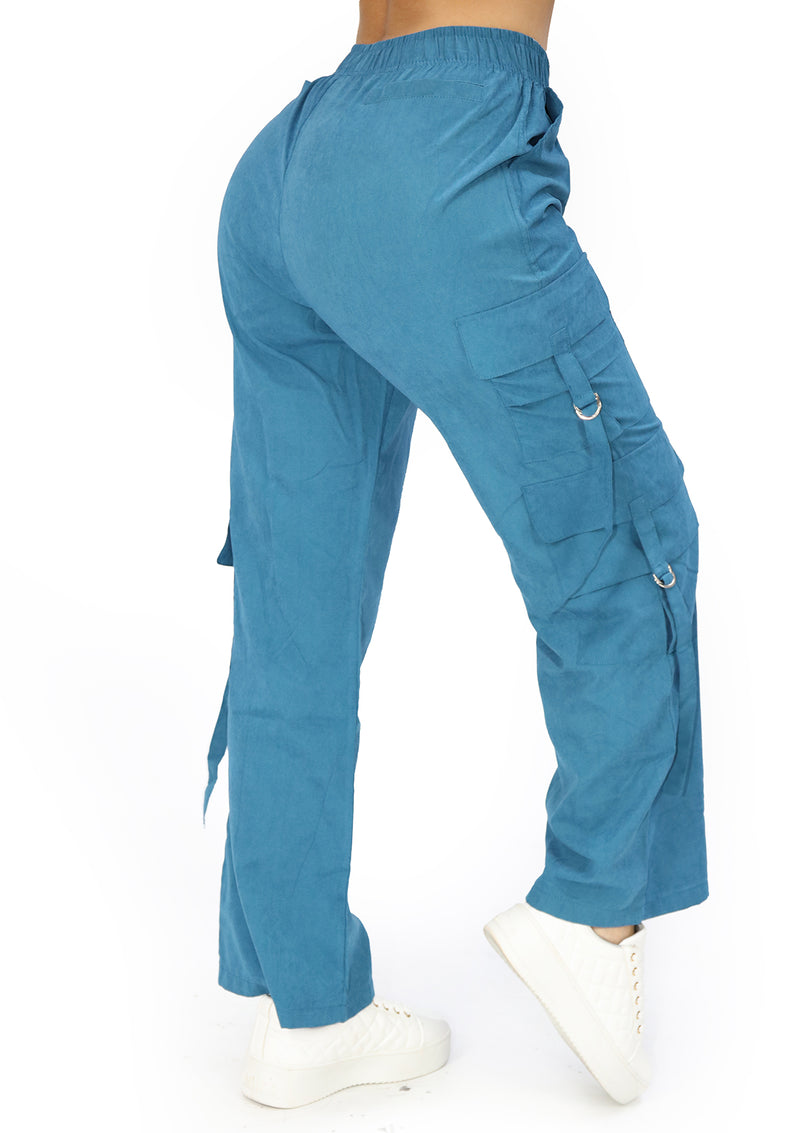 LPCARGOSU1 Midnight Blue Pantalón Jogger de Mujer