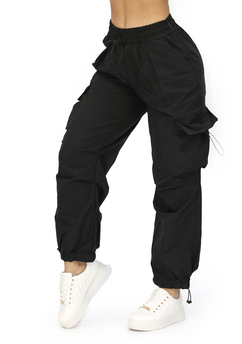 LPCARGOW01 Black Pantalón Jogger de Mujer