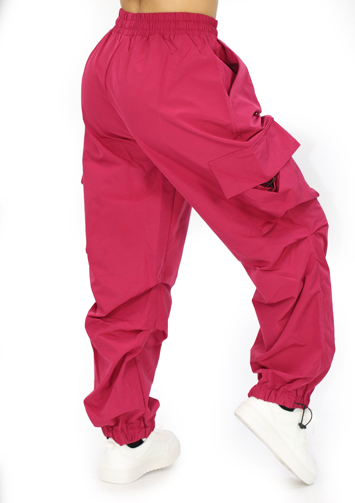 LP-CARGO-W01 Raspberry Jam Pantalón Jogger de Mujer