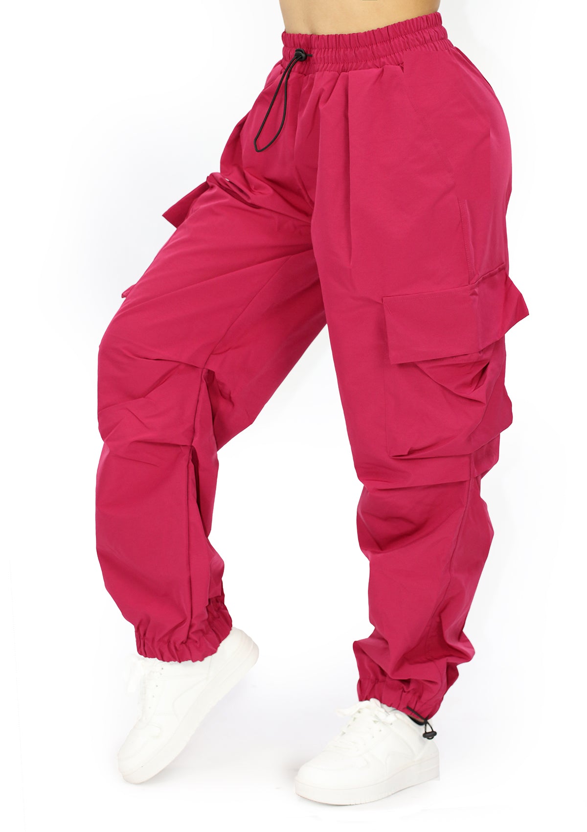 LP-CARGO-W01 Raspberry Jam Pantalón Jogger de Mujer