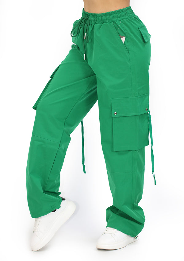 LPCARGOW03 Green Pantalón Jogger de Mujer