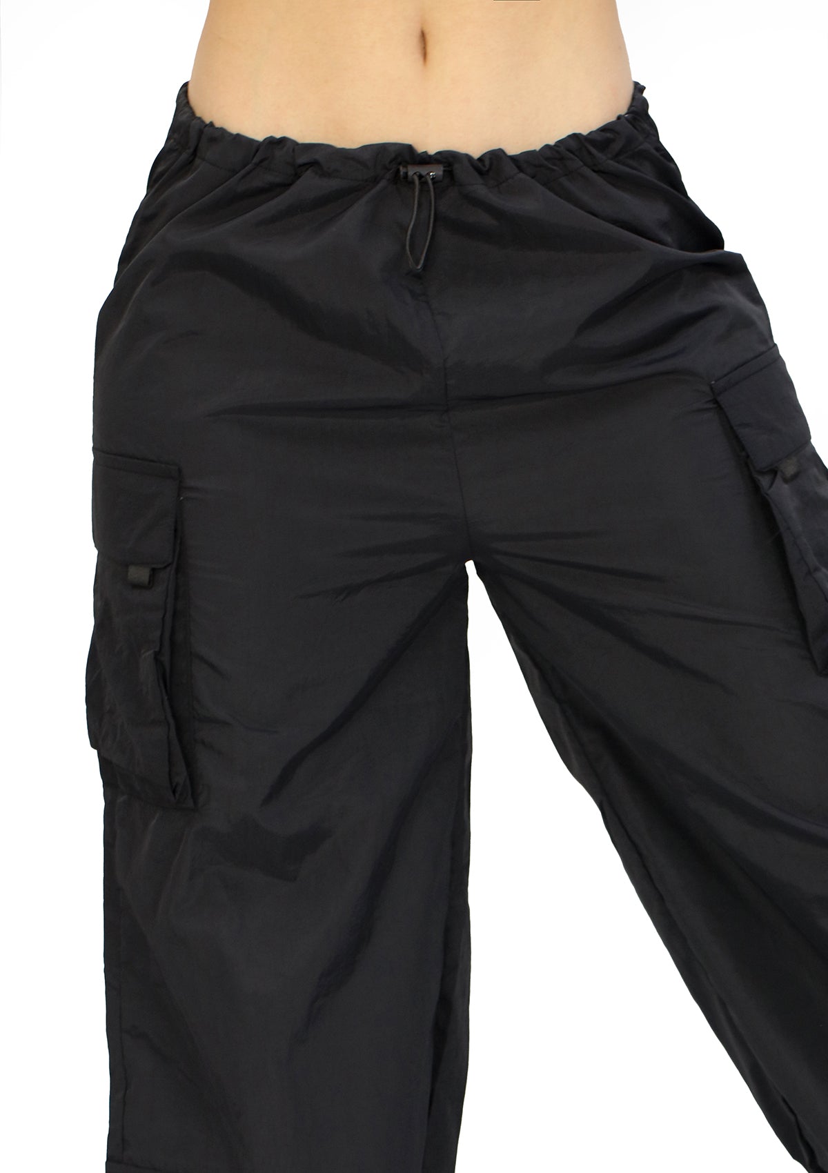 LP-CARGO-W05 Black Pantalón Jogger de Mujer