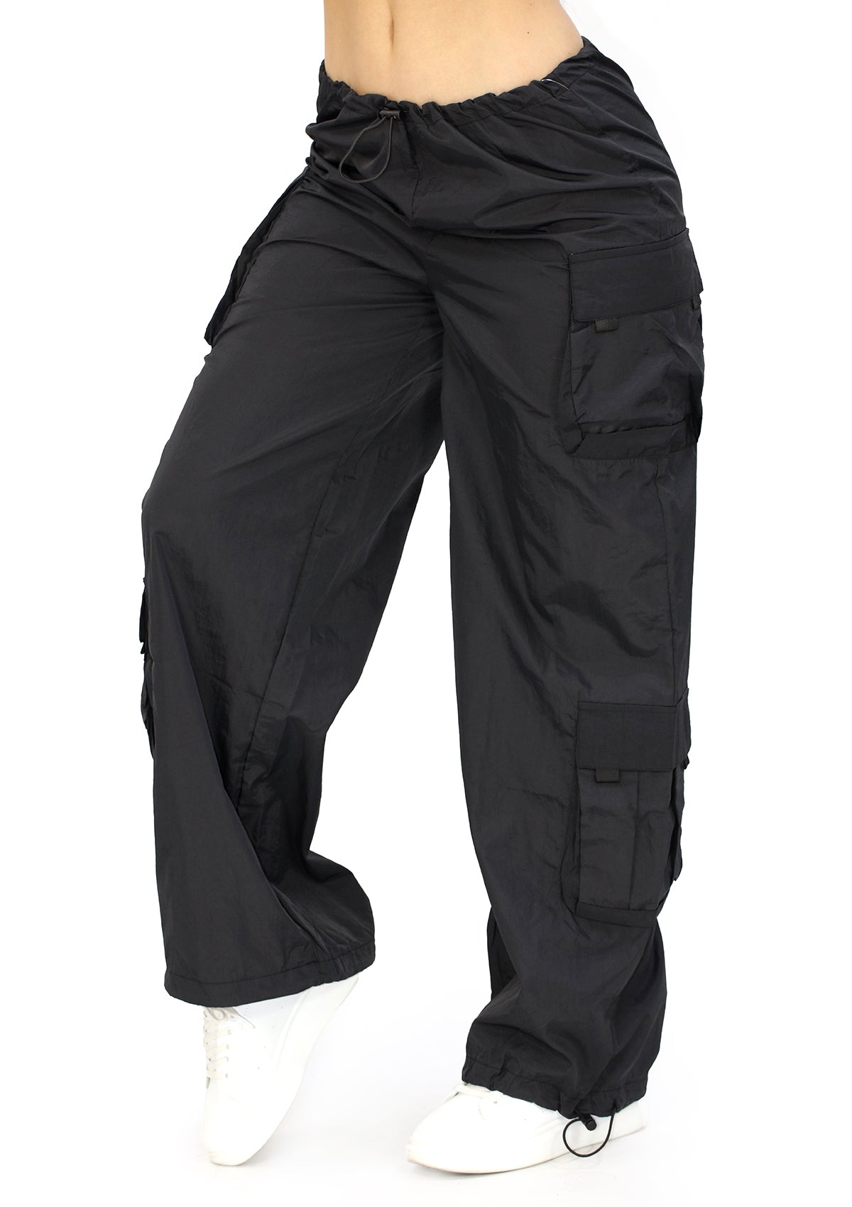 LP-CARGO-W05 Black Pantalón Jogger de Mujer