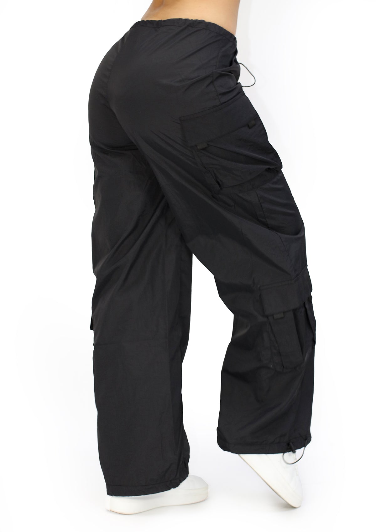 LP-CARGO-W05 Black Pantalón Jogger de Mujer