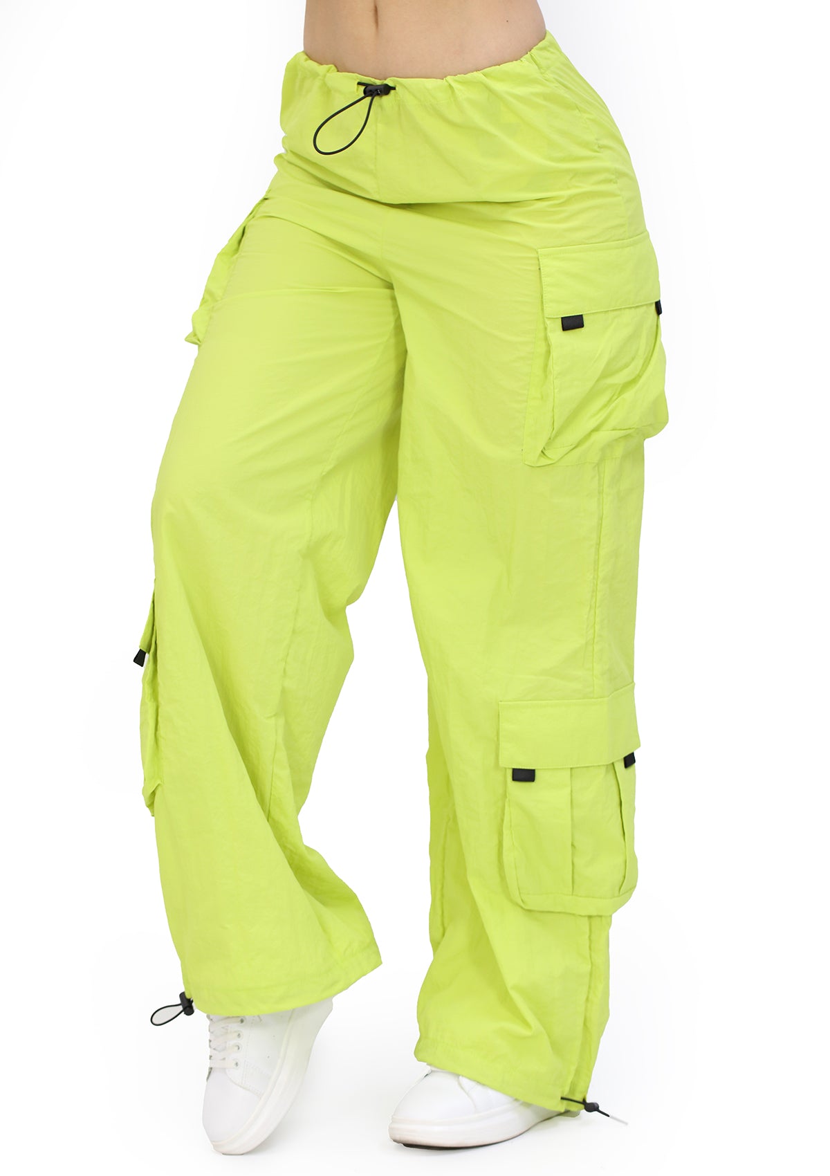 LP-CARGO-W05 Lime Pantalón Jogger de Mujer