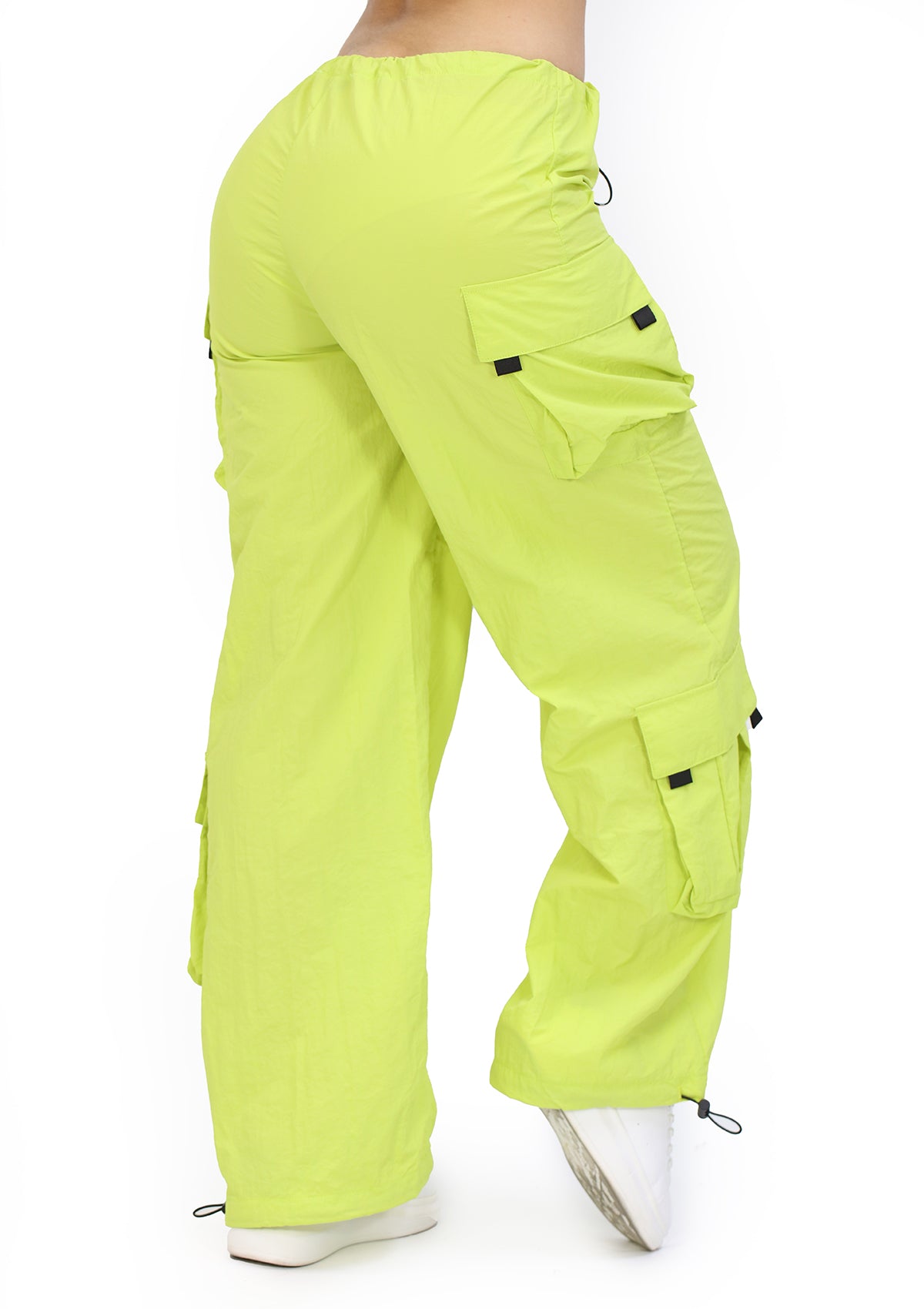 LP-CARGO-W05 Lime Pantalón Jogger de Mujer