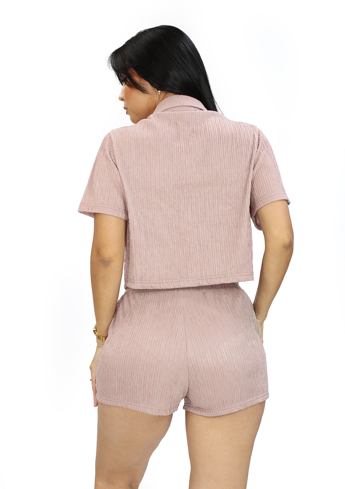 LP-IRIS-16S Mushroom Set Top y Short de Mujer