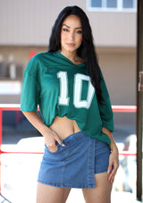 LP-JESSIE-01 Green Jersey de Mujer