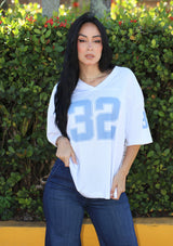 LP-JESSIE-01 White Jersey de Mujer