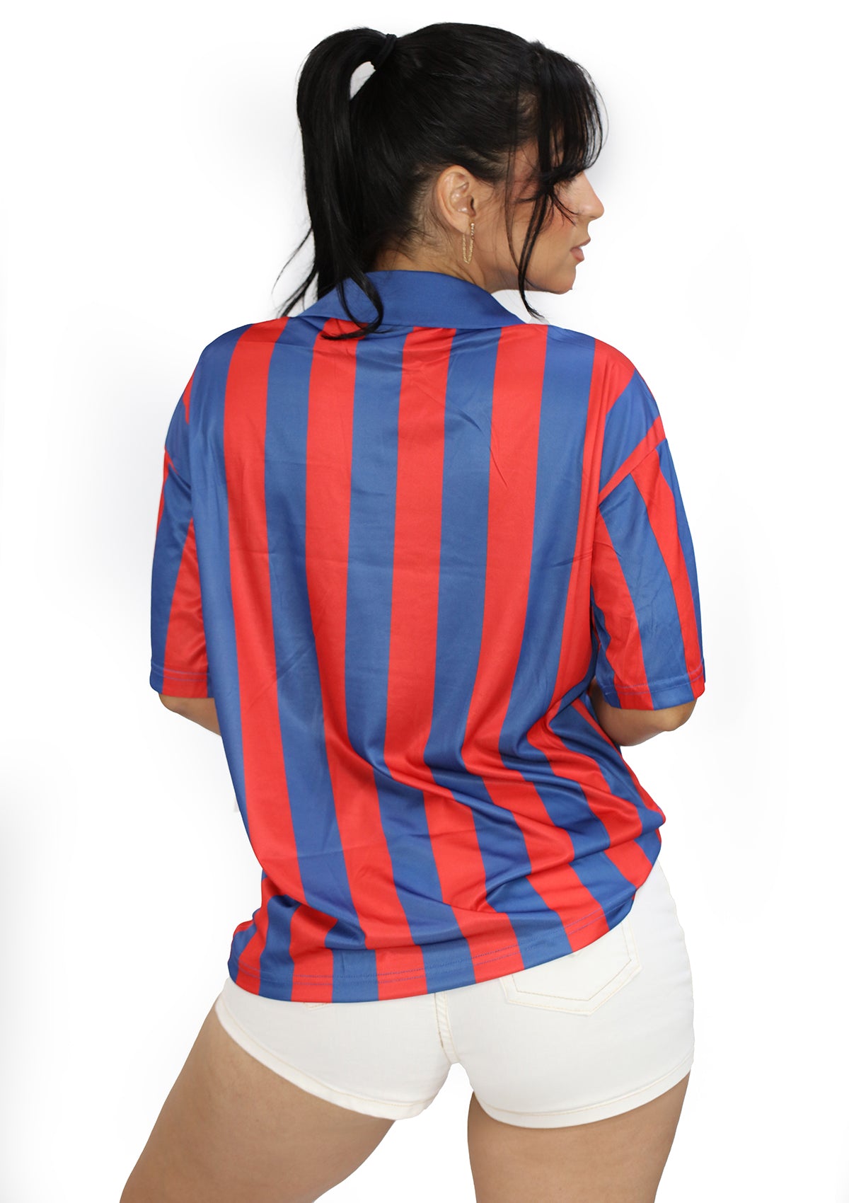 LP-JESSIE-03 Navy/Red Stripe Jersey Champion de Mujer