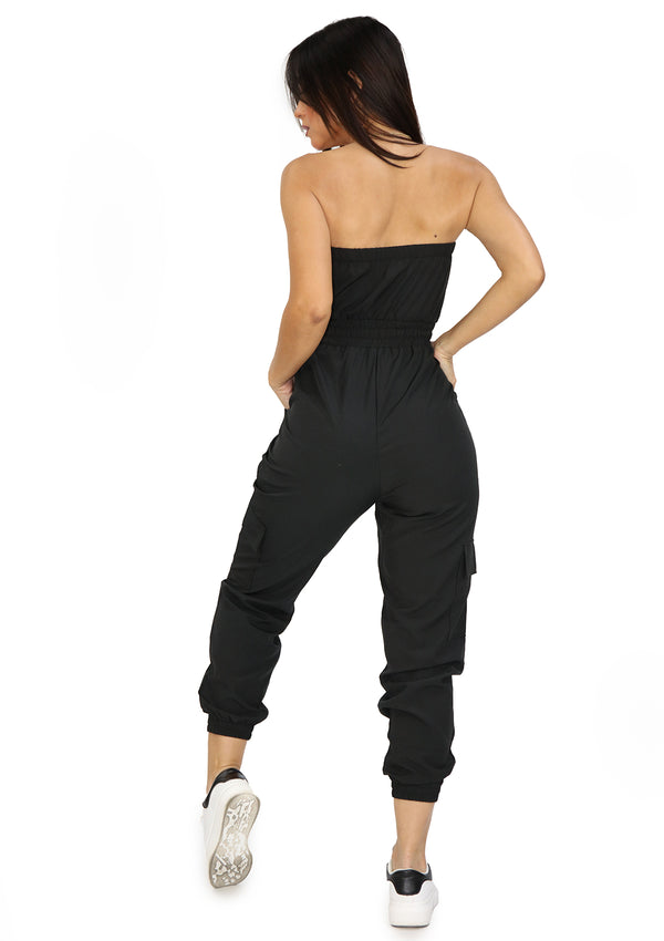 LPJS900 Black Jumpsuit de Mujer