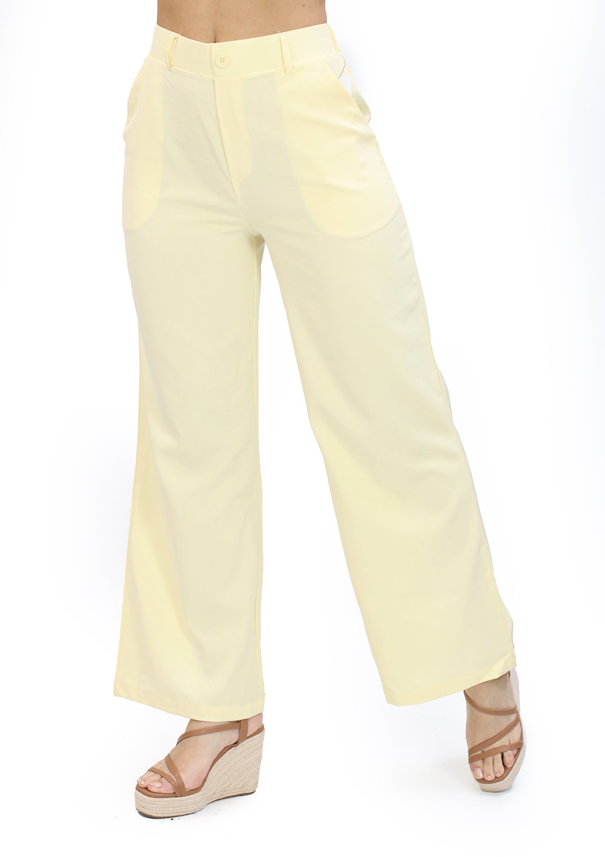 LP-OFFY-3 Pale Banana Pantalon de Mujer