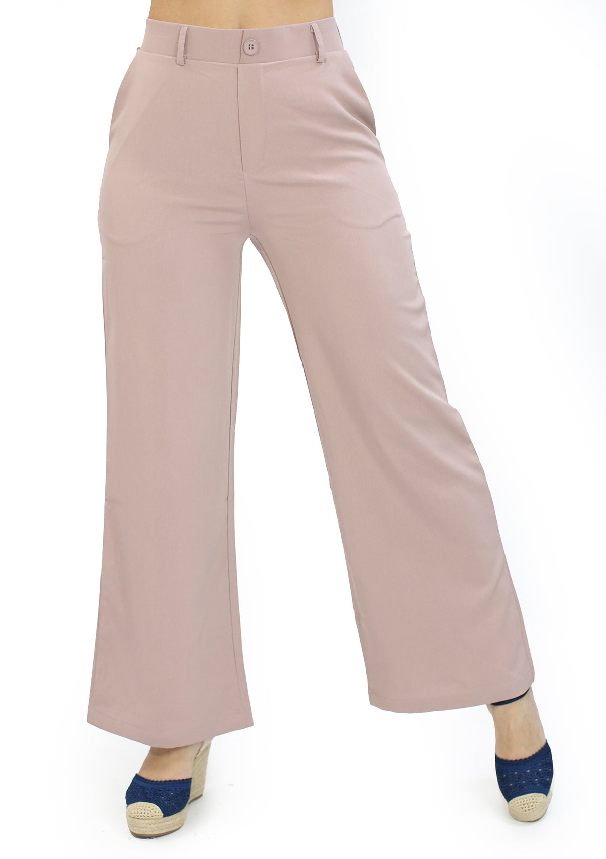 LP-OFFY-3 Taupe Pantalon de Mujer