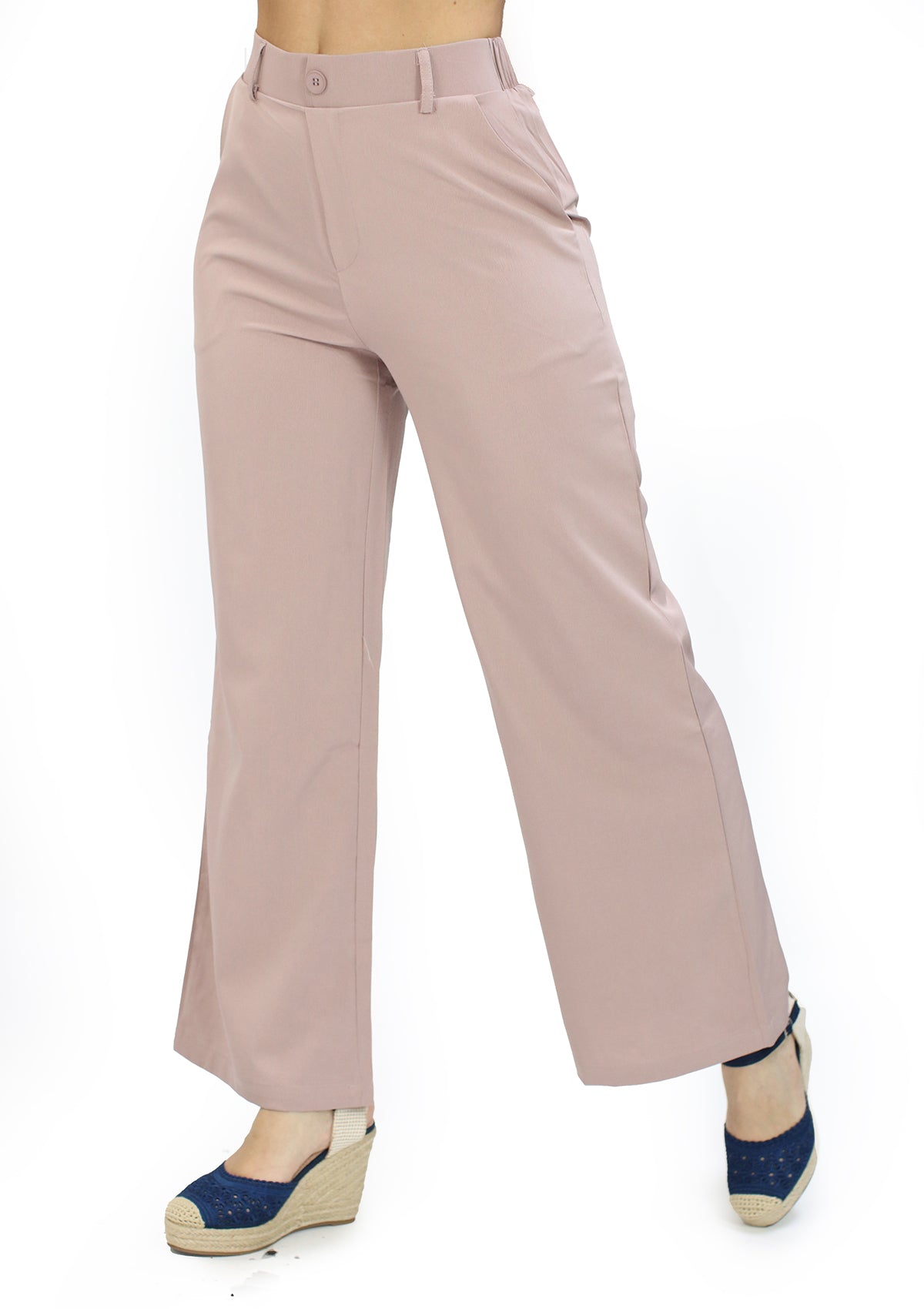 LP-OFFY-3 Taupe Pantalon de Mujer