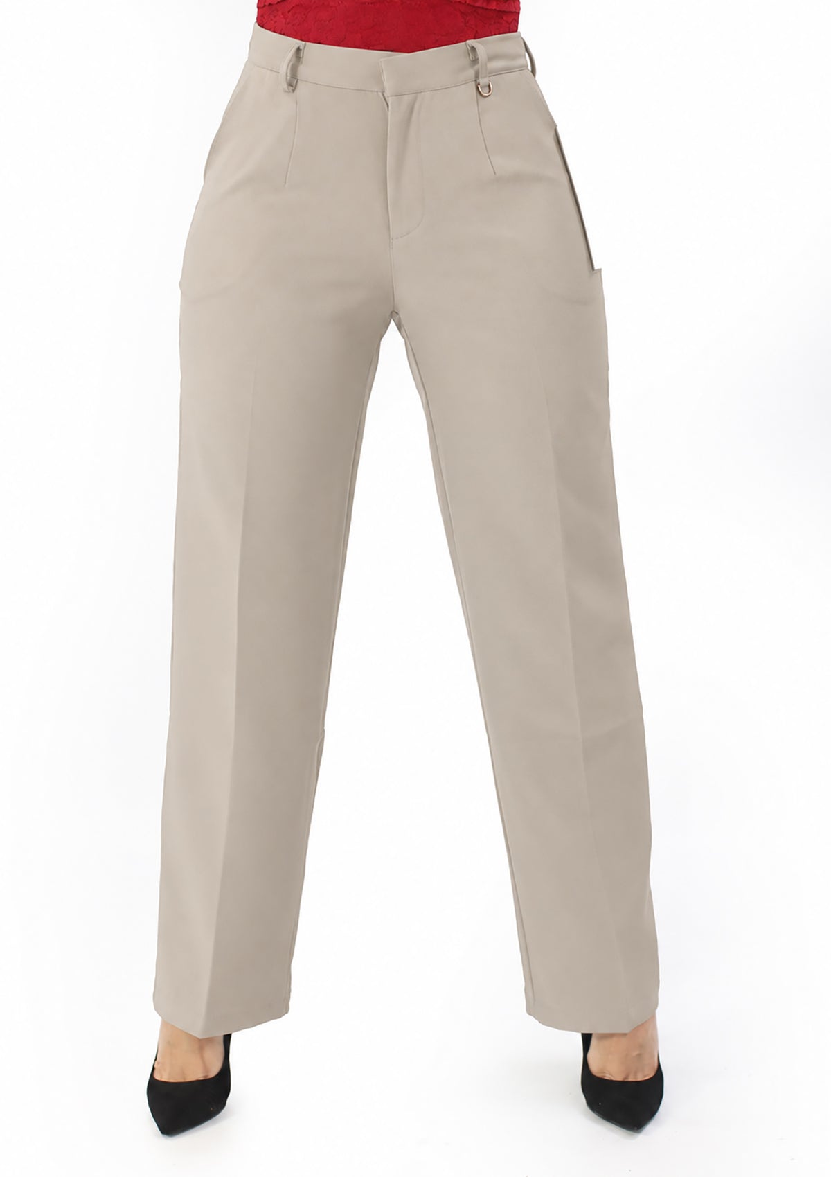 LP-SANDRA-01 Taupe Pantalon de Mujer