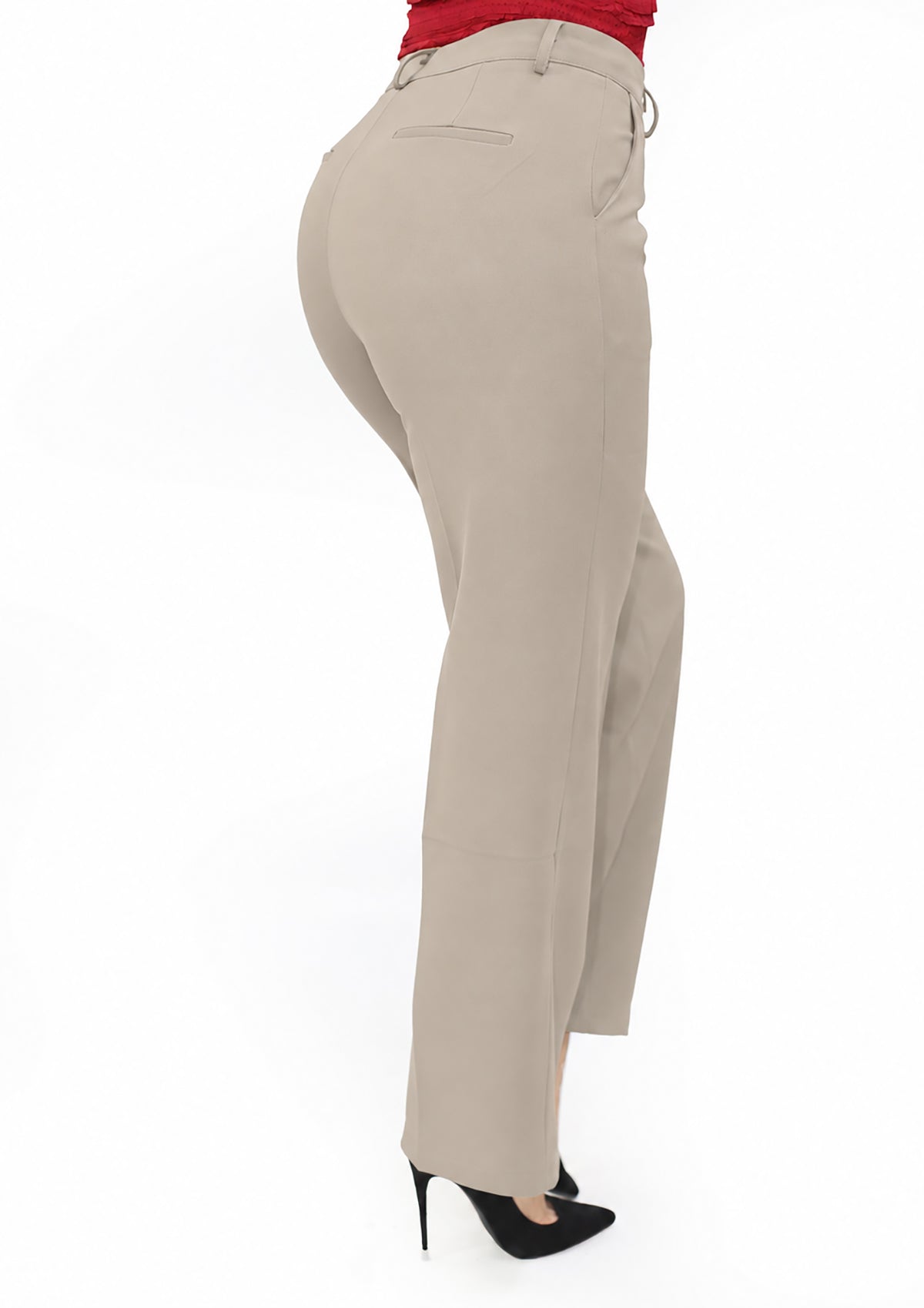 LP-SANDRA-01 Taupe Pantalon de Mujer