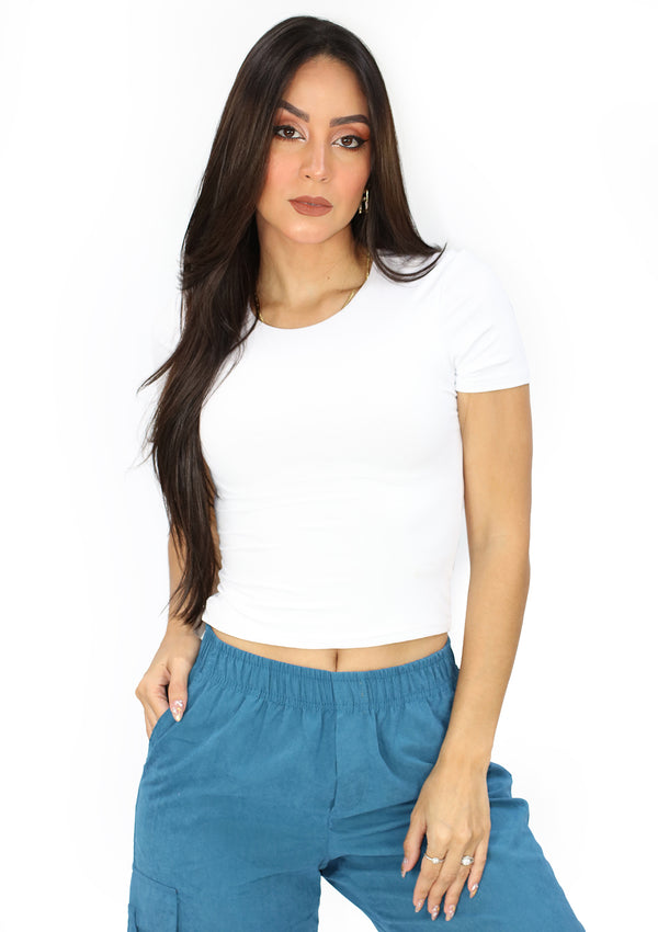 LPVERA03 White Top de Mujer