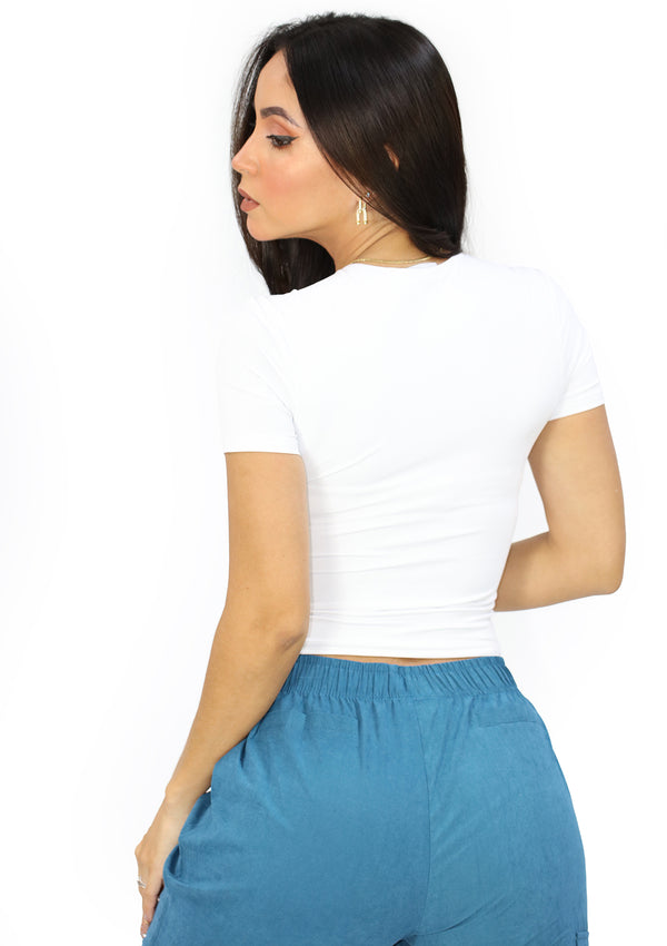 LPVERA03 White Top de Mujer