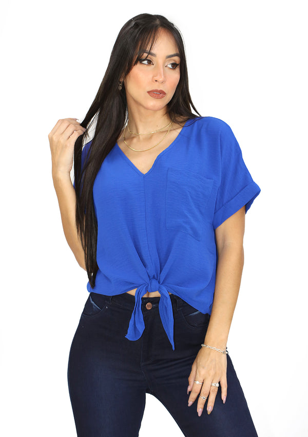 LVC2230 Royal Blue Blusa de Mujer