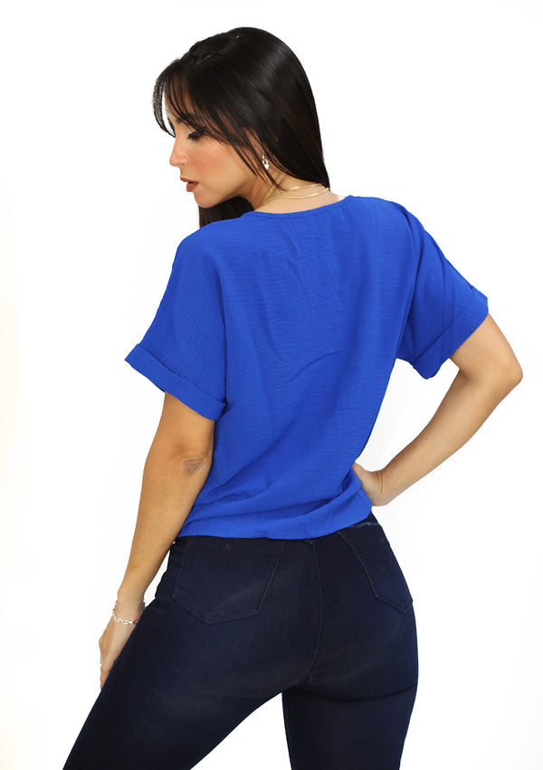 LVC2230 Royal Blue Blusa de Mujer
