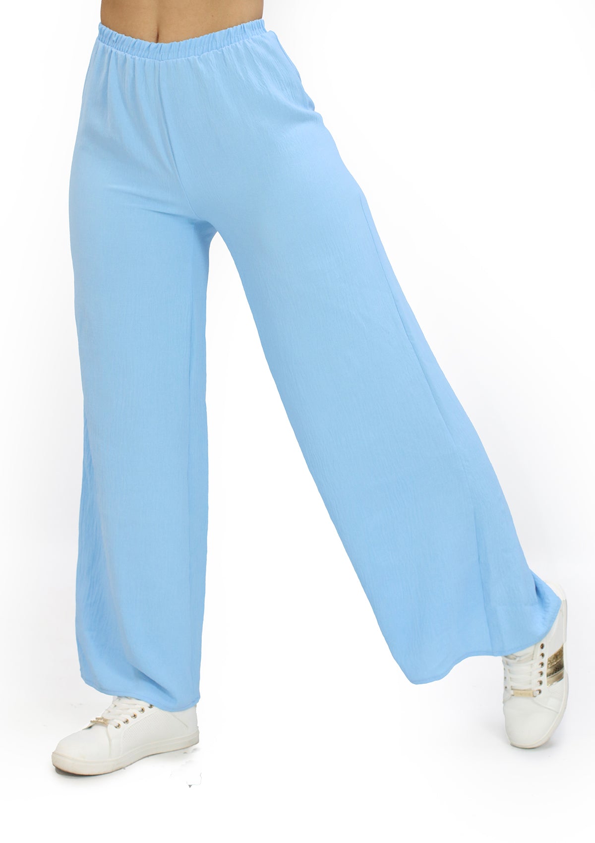 M-6186-ST Blue Pantalon de Mujer