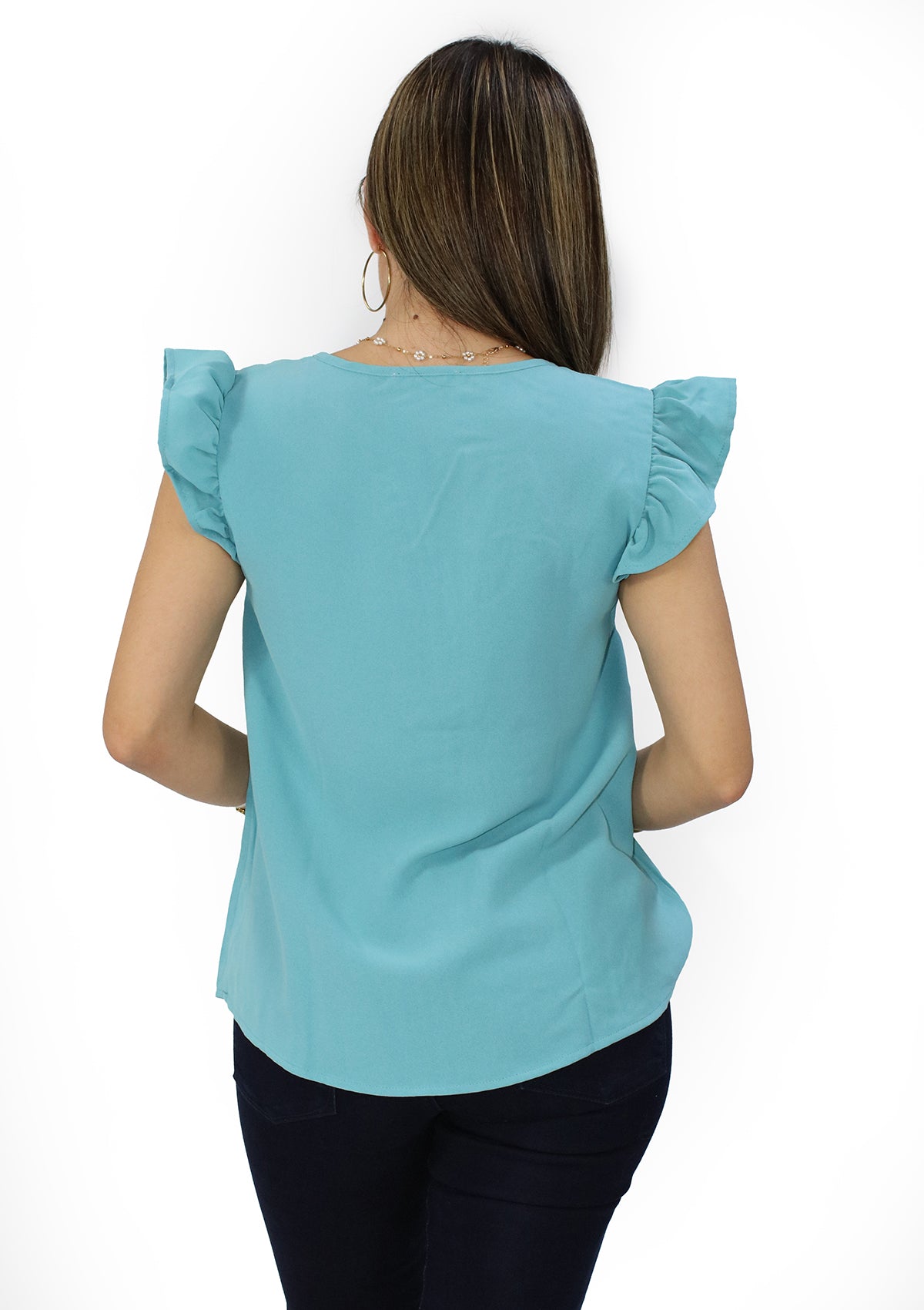 MF-TB-8470 Dark Mint Blusa de Mujer