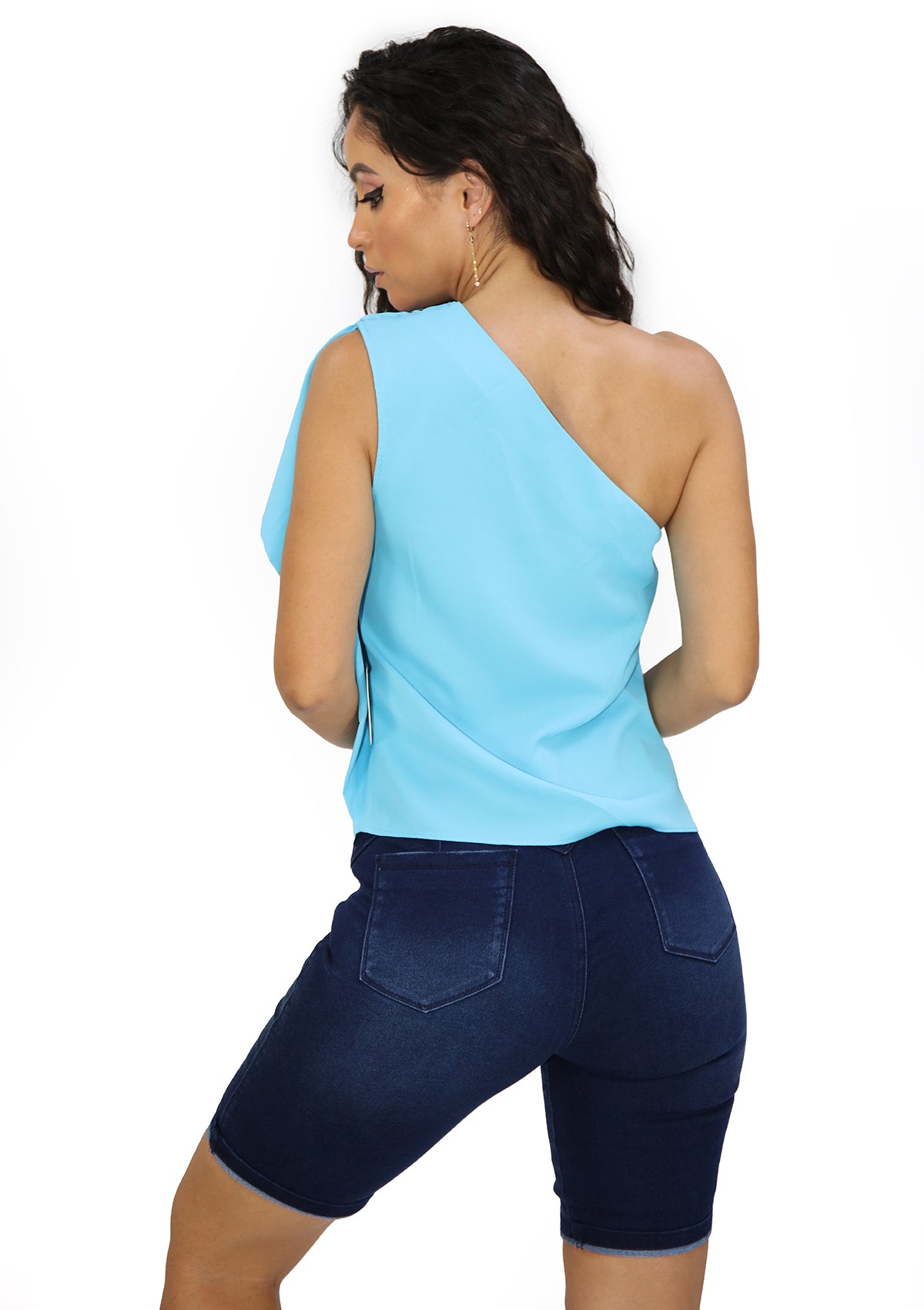 MH-38935-T Aqua Blusa de Mujer