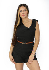 MH-41955-R Black Romper de Mujer