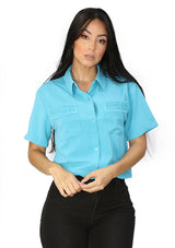 MH-42868-T Turquoise Blusa de Mujer