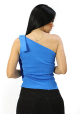 MH-43410-K Blue Blusa de Mujer