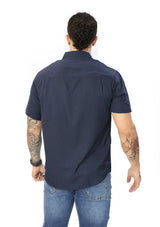 MMF-33940 Navy Shirt de Hombre by Addict