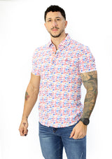 MMF-DKS-2322 Printed Shirt de Hombre