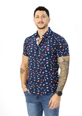 MMF-DKS-FLAGS Printed Shirt de Hombre