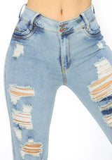 20945 Ripped Skinny Jean by Maripily Rivera