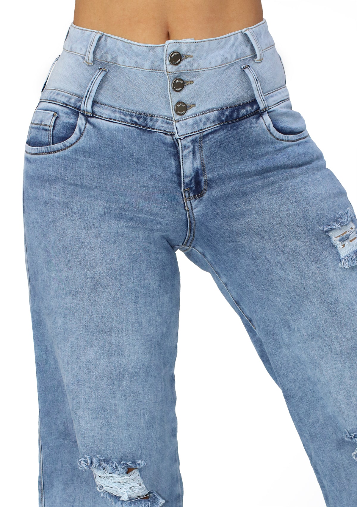MRP-21225 Straight Fit Jean by Maripily Rivera