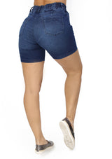 MRP21404 Dark Denim Short by Maripily Rivera