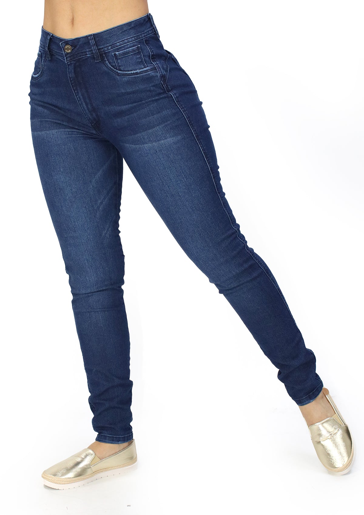MRP-21405 Dark Denim Skinny Jean by Maripily Rivera