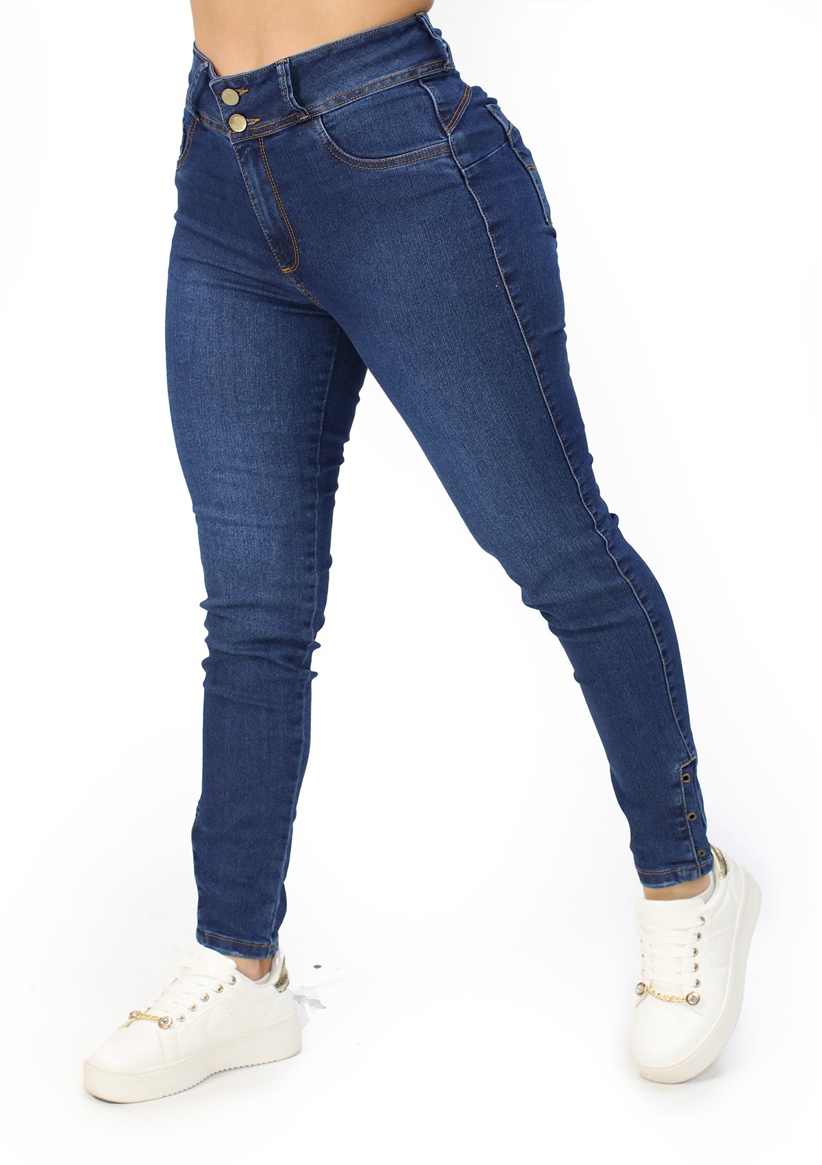 MRP-21422 Dark Denim Tobillero Jean by Maripily Rivera