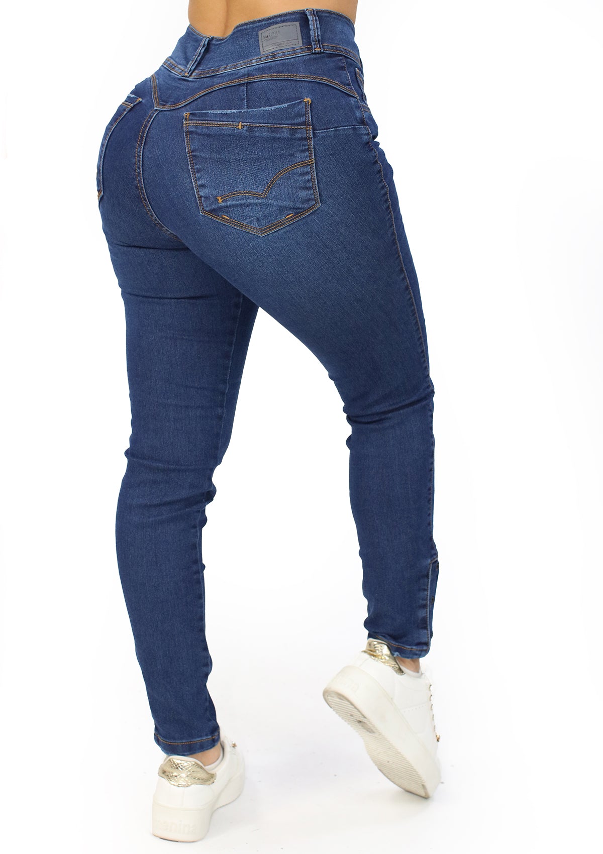MRP-21422 Dark Denim Tobillero Jean by Maripily Rivera