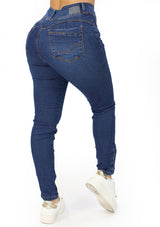 MRP21422 Dark Denim Tobillero Jean by Maripily Rivera