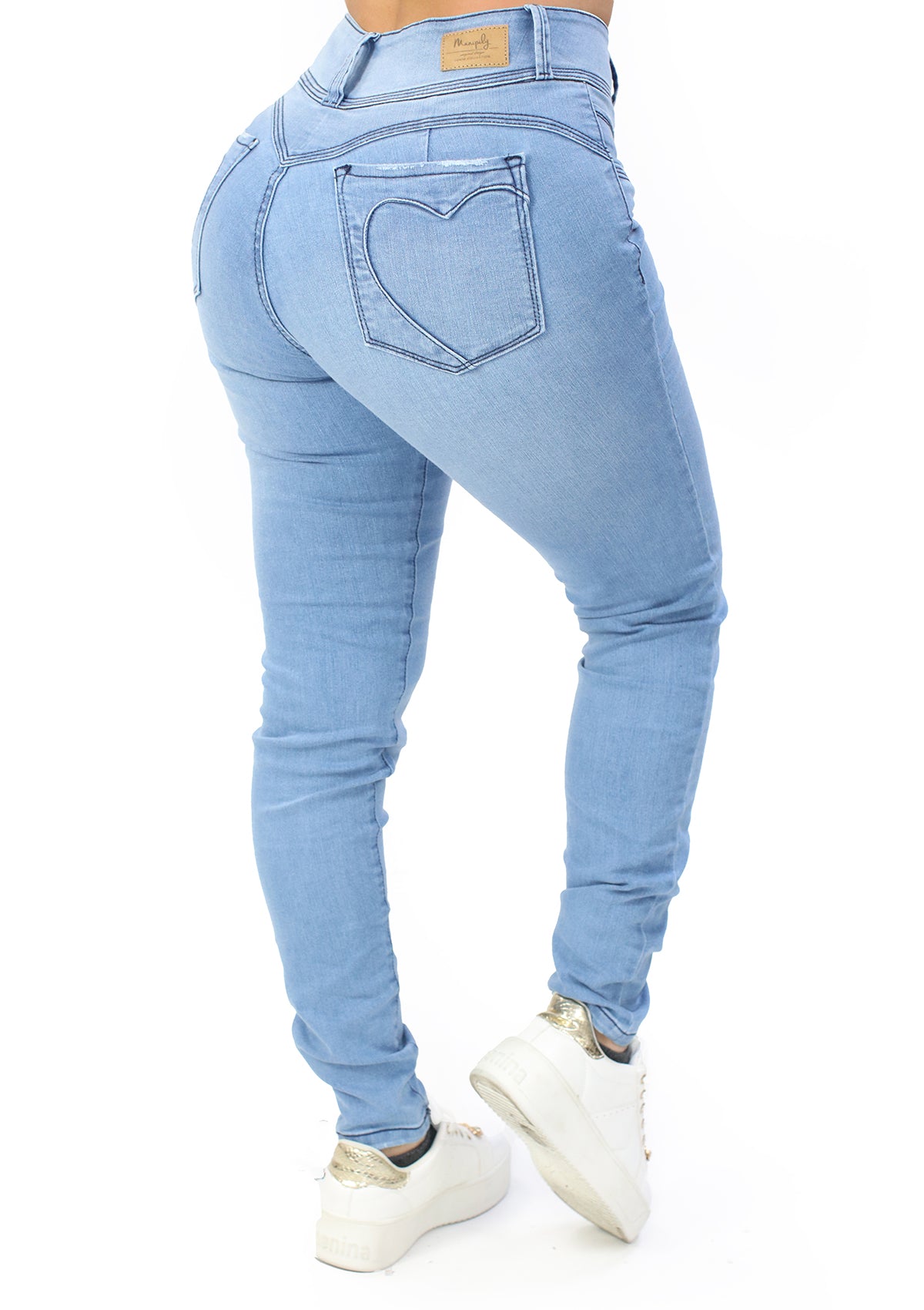 MRP-21430 Light Denim Skinny Jean by Maripily Rivera