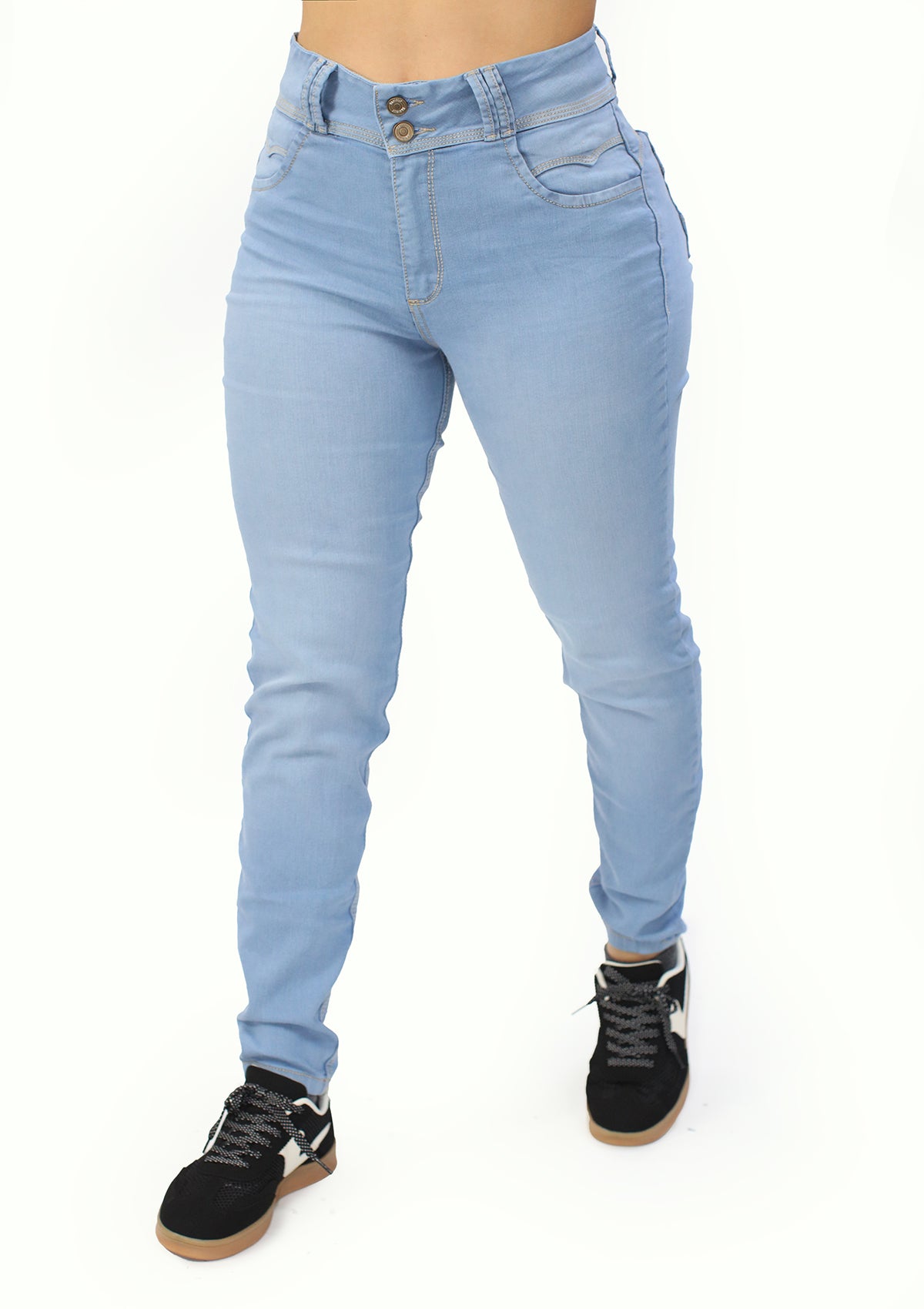 MRP-21469 Light Denim Skinny Jean by Maripily Rivera