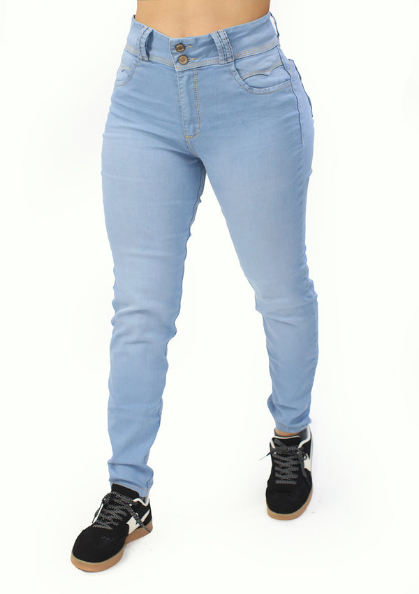 MRP21469 Light Denim Skinny Jean by Maripily Rivera