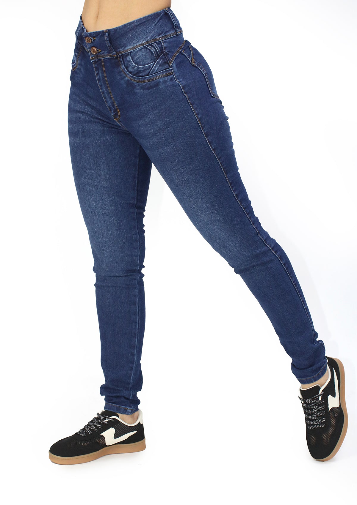 MRP-21477 Dark Denim Skinny Jean by Maripily Rivera