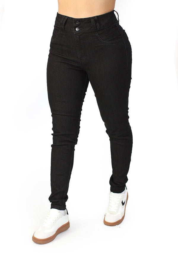 MRP21523 Black Denim Skinny Jean by Maripily Rivera
