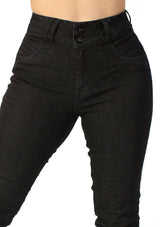 MRP21523 Black Denim Skinny Jean by Maripily Rivera