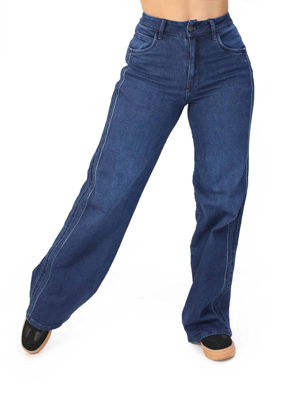 MRP-21532 Dark Denim Straight Fit Jean by Maripily Rivera